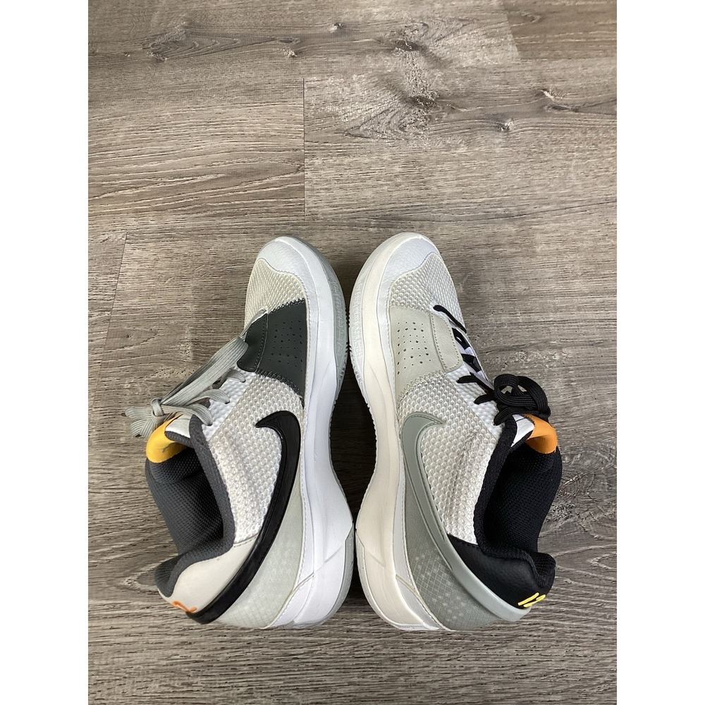 Nike Ja 1 Light Smoke Grey Basketball Sneakers Mens 6.5 DR8785-100 White Gray - Picture 9 of 12